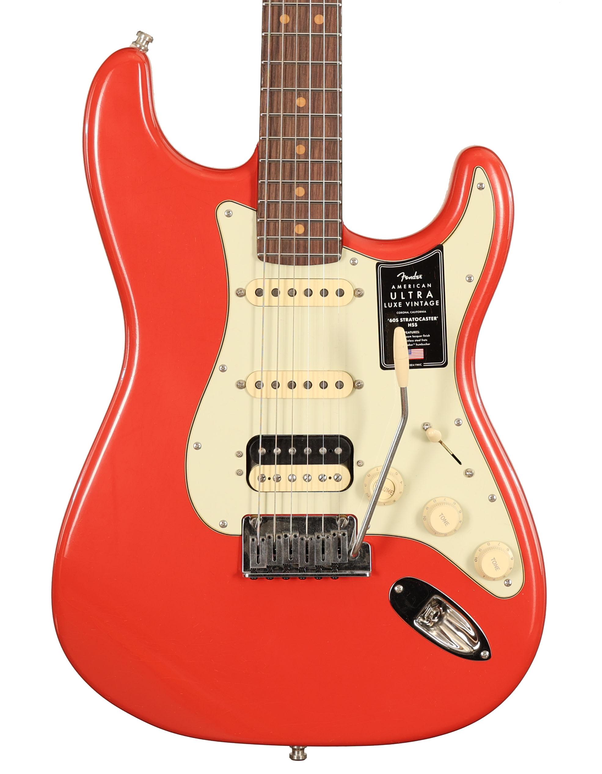 Fender American Ultra Luxe Vintage '60s Stratocaster HSS in Fiesta